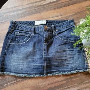Maurices denim skirt sz 3/4
